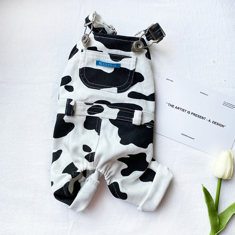 Teddy Bear Suspenders for Pet Cow Lovers