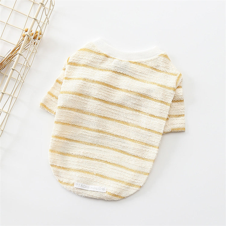 Dog Clothes for Small Breeds - Embroidered T-Shirt
