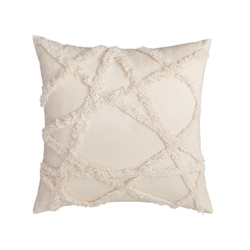 Fringed Decorative Pillowcase for Sofa