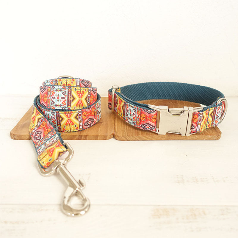 Dog Circle Traction Suit with Color Patterns
